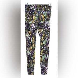 Lululemon Wunder Under Luxtreme Floral Leaf Flower Leggings